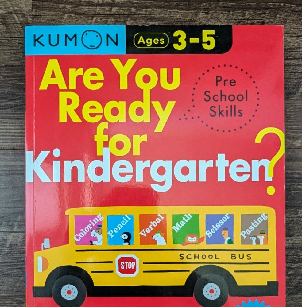Kumon Are You Ready for Kindergarten? Workbook